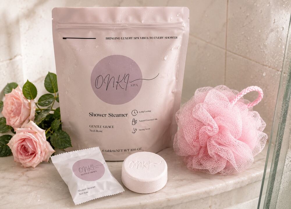 ONKA Spa Lavender Chamomile Shower Steamers 6 Pack Aromatherapy